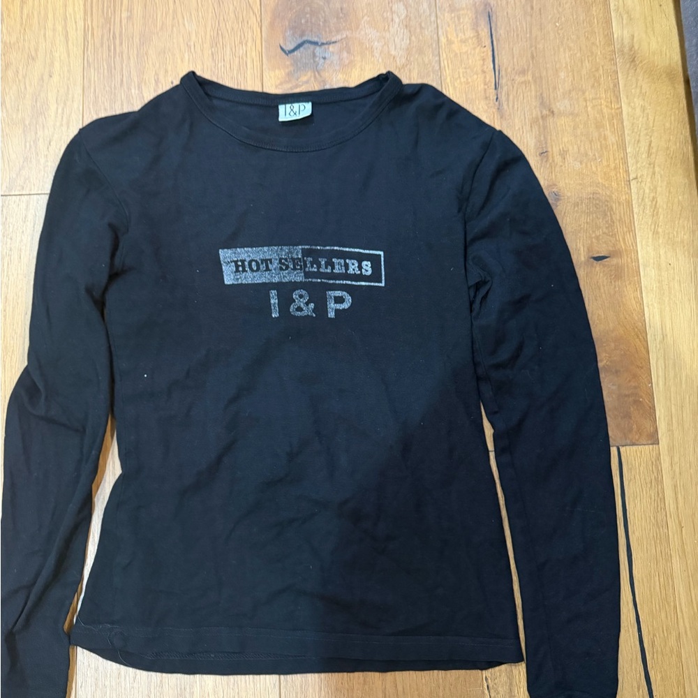 Black Long Sleeve Women's Top